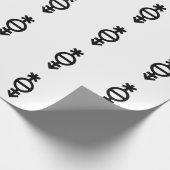 Pangender Gender Symbol Geschenkpapier (Ecke)