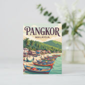 Pangkor-Insel Malaysia Postkarte (Stehend Vorderseite)