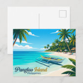 Panglao-Insel Philippinen Postkarte (Vorne/Hinten)
