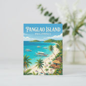 Panglao-Insel Philippinen Postkarte (Stehend Vorderseite)