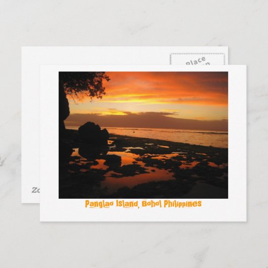 Panglao Island, Bohol Philippinen Postkarte (Vorne/Hinten)