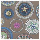 Pango-Mandala-Trüffel Stoff (Nahaufnahme)