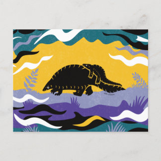 Pangolin Art Postkarte