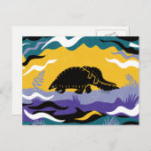 Pangolin Art Postkarte (Vorne/Hinten)