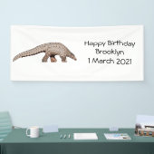 Pangolin-Cartoon Banner (Messe)