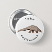 Pangolin-Cartoon Button (Vorne & Hinten)