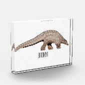 Pangolin-Cartoon Fotoblock (Links)