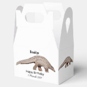 Pangolin-Cartoon Geschenkschachtel (Geöffnet)