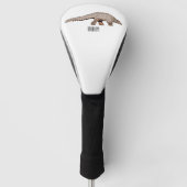 Pangolin-Cartoon Golf Headcover (Vorderseite)