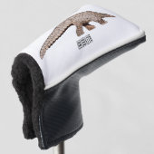 Pangolin-Cartoon Golf Headcover (3/4 Vorderseite)