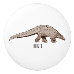 Pangolin-Cartoon Keramikknauf