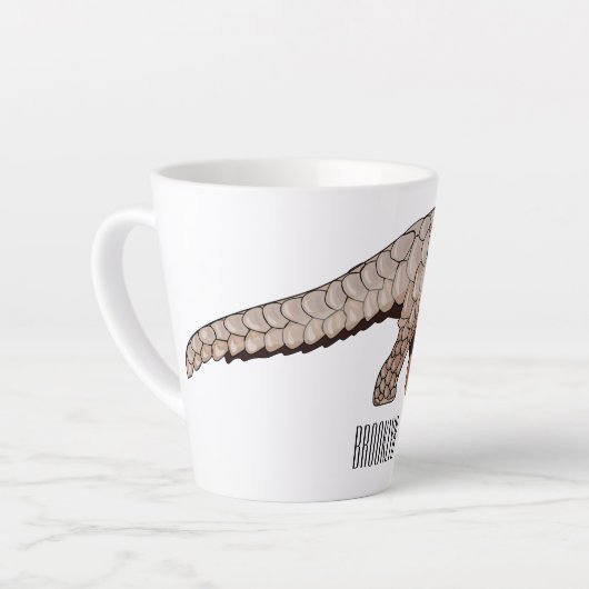 Pangolin-Cartoon Milchtasse (Linke Ecke)