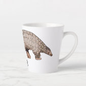 Pangolin-Cartoon Milchtasse (Rechts)