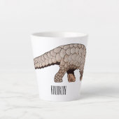 Pangolin-Cartoon Milchtasse (Vorderseite)
