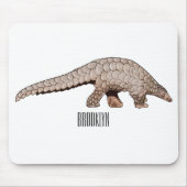 Pangolin-Cartoon Mousepad (Vorne)