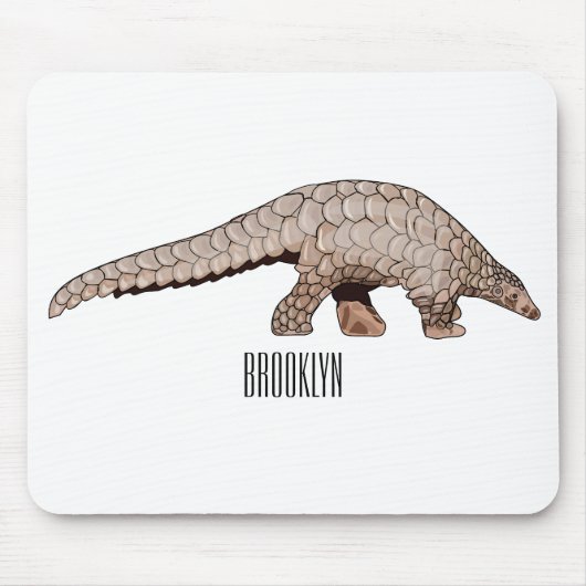 Pangolin-Cartoon Mousepad (Vorne)