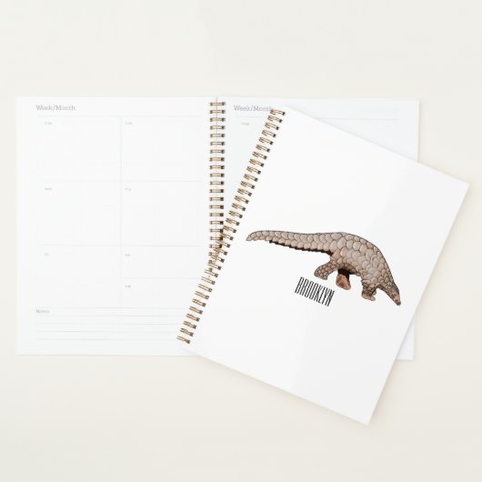 Pangolin-Cartoon Planer (Anzeige)