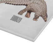 Pangolin-Cartoon Schneidebrett (Ecke)