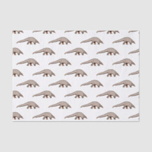 Pangolin-Cartoon Seidenpapier