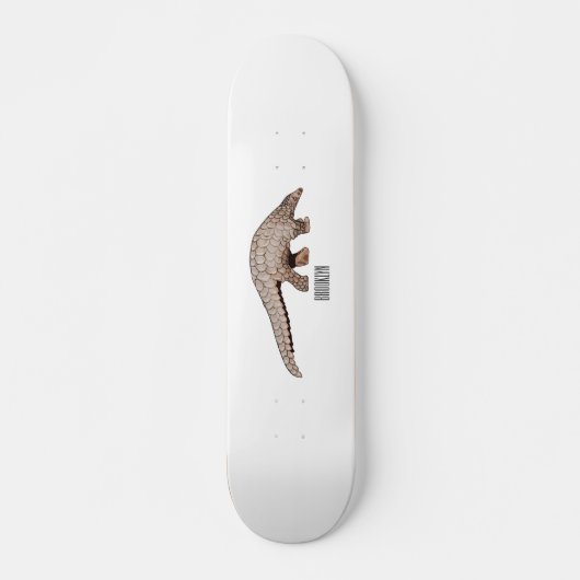 Pangolin-Cartoon Skateboard (Vorne)