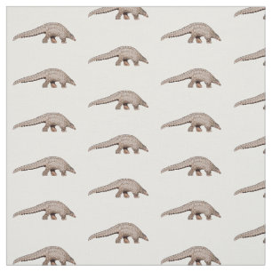 Pangolin-Cartoon Stoff