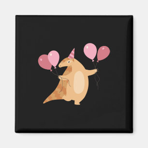 Pangolin Celebrating Sticker Magnet