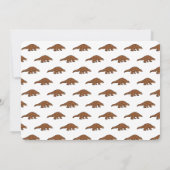 Pangolin Geburtstagseinladung Ankündigung (Rückseite)