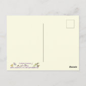 Pangolin gefährdete Arten Farbenfrohe Tierart Postkarte (Rückseite)