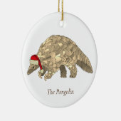 Pangolin-gefährdete Arten Keramik Ornament (Rechts)