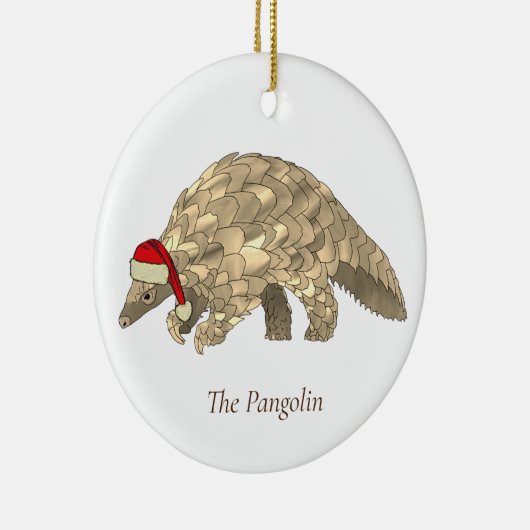 Pangolin-gefährdete Arten Keramik Ornament (Rechts)