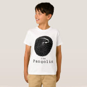 Pangolin gefährdete Arten Tierwelt Kunst T-Shirt (Vorne ganz)