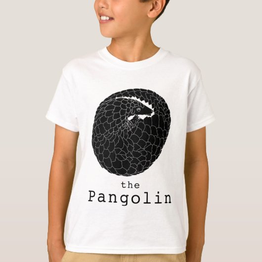Pangolin gefährdete Arten Tierwelt Kunst T-Shirt (Vorderseite)