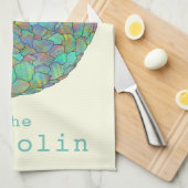 Pangolin gefährdete Tierarten Grüne Tierwelt Geschirrtuch (Viertel Falte)