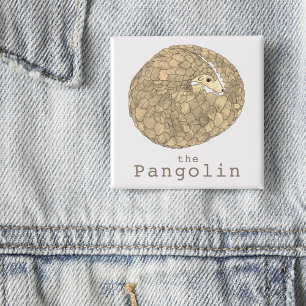 Pangolin gefährdete Tierarten - Tierrechtsaktivier Button