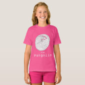 Pangolin gefährdete Tierarten Tierwelt Art T-Shirt (Vorne ganz)