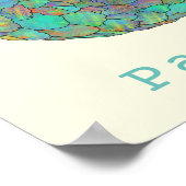 Pangolin gefährdete Tierwelt Grün Poster (Ecke)