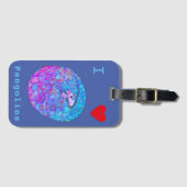 Pangolin-gefährdetes Tier Gepäckanhänger (Vorderseite (Horizontal))