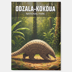 Pangolin in Odzala-Kokoua-Nationalpark Kongo Magnet