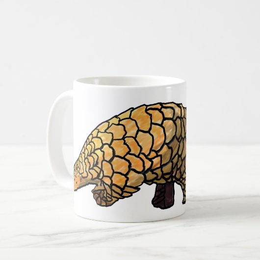 Pangolin Kaffeetasse (Vorderseite Links)