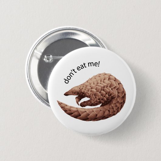 Pangolin-Knopf Button (Vorne & Hinten)