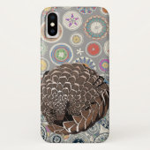 Pangolin-Mandala Case-Mate iPhone Hülle (Rückseite)