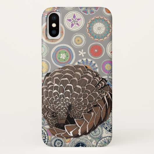 Pangolin-Mandala Case-Mate iPhone Hülle (Rückseite)