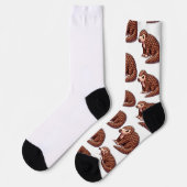 Pangolin Mascot Socken (Linkes Detail)