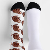 Pangolin Mascot Socken (Oben)