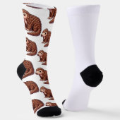 Pangolin Mascot Socken (Gewinkelt)