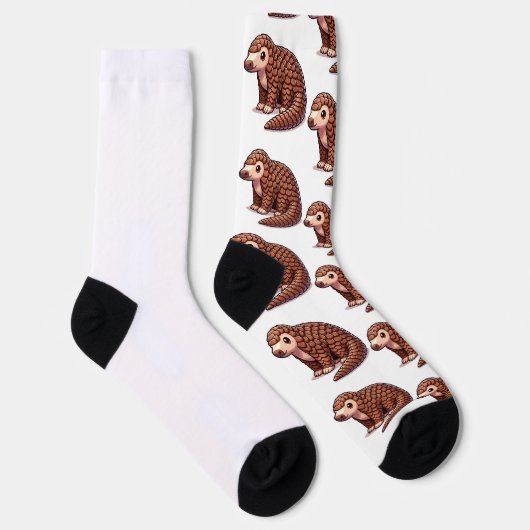 Pangolin Mascot Socken (Rechts)