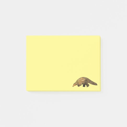 Pangolin Post-it Klebezettel (Vorderseite)