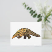 Pangolin Postkarte (Stehend Vorderseite)
