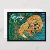 Pangolin Postkarte (Vorne/Hinten)