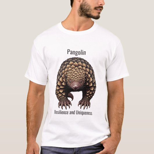 pangolin - Resilience and Uniqueness T-Shirt (Vorderseite)